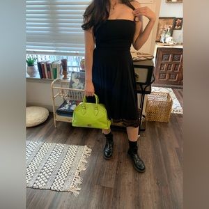 White House Black Market, a-line strapless dress